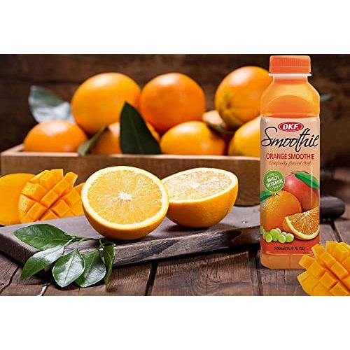 OKF Smoothie, Multi Vitamin Premium New Drink, 16.9 Fluid Ounce (5 Flavor Variety Pack, 6 Pack)