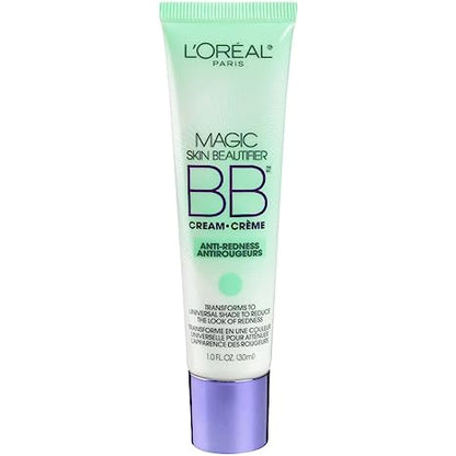 L'Oréal Paris Makeup Magic Skin Beautifier Anti-Redness BB Cream Tinted Moisturizer, 1 Ounce