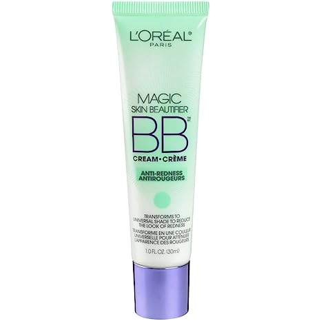 L'Oréal Paris Makeup Magic Skin Beautifier Anti-Redness BB Cream Tinted Moisturizer, 1 Ounce