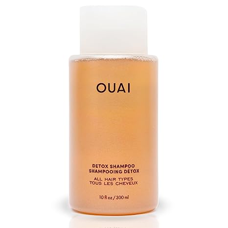 OUAI Detox Shampoo. Clarifying Cleanse for Dirt, Oil, Product and Hard Water Buildup. Get Back to Super Clean, Soft and Refreshed Locks. (10 oz)