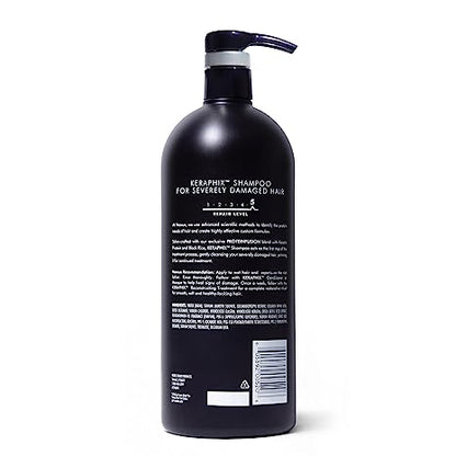 Nexxus Keraphix Shampoo With ProteinFusion for Damaged Hair Keratin Protein, Black Rice, Silicone-Free 33.8 oz