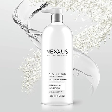 Nexxus Clean and Pure Conditioner, With ProteinFusion, Nourished Hair Care Silicone, Dye And Paraben Free 33.8 oz