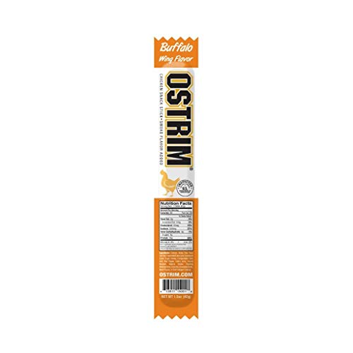 Ostrim Chicken Jerky Snack Sticks-Buffalo Wing Flavor, 1.5 oz (Pack of 10)