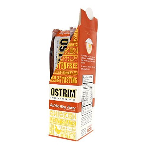 Ostrim Chicken Snack Stick Buffalo Wing Flavor High Protein (2 pack)