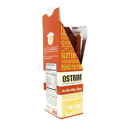 Ostrim Chicken Snack Stick Buffalo Wing Flavor High Protein (2 pack)