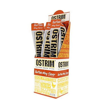 Ostrim Chicken Snack Stick Buffalo Wing Flavor High Protein (2 pack)