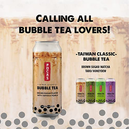 Pocas Bubble Tea Brown Sugar, Pack of 8