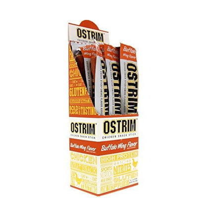 Ostrim Chicken Snack Stick Buffalo Wing Flavor High Protein (2 pack)