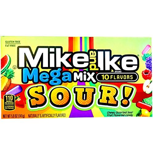 Mike and Ike Mega Mix Sour 5 oz. (Pack of 2)